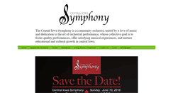 Desktop Screenshot of cisymphony.org